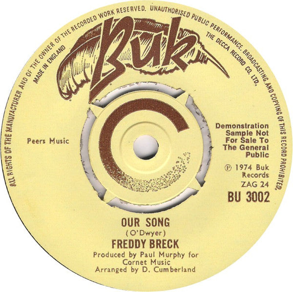 Freddy Breck : Years Of Love (7", Single, Promo)