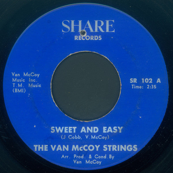 The Van McCoy Strings : Sweet And Easy / If I Could Make You Mine (7", Single, Bes)