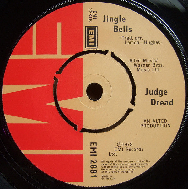 Judge Dread : Jingle Bells / The Hokey Cokey (7", Single)