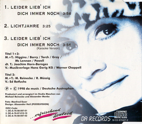 Mary Roos : Leider Lieb' Ich Dich Immer Noch (CD, Maxi)