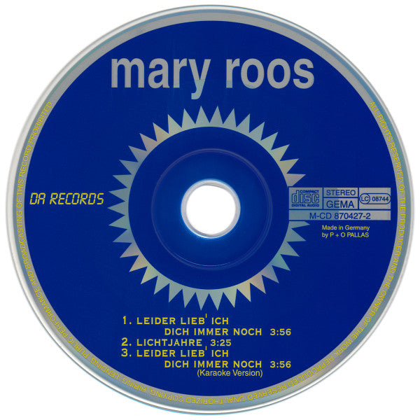 Mary Roos : Leider Lieb' Ich Dich Immer Noch (CD, Maxi)