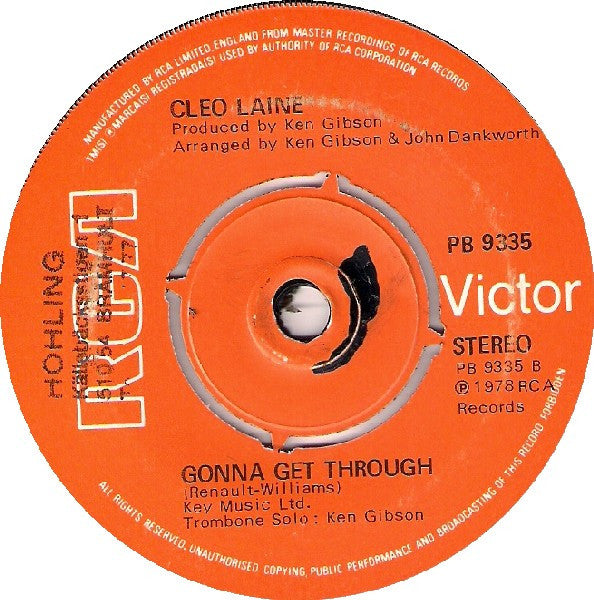 Cleo Laine : New Baby Born (7")