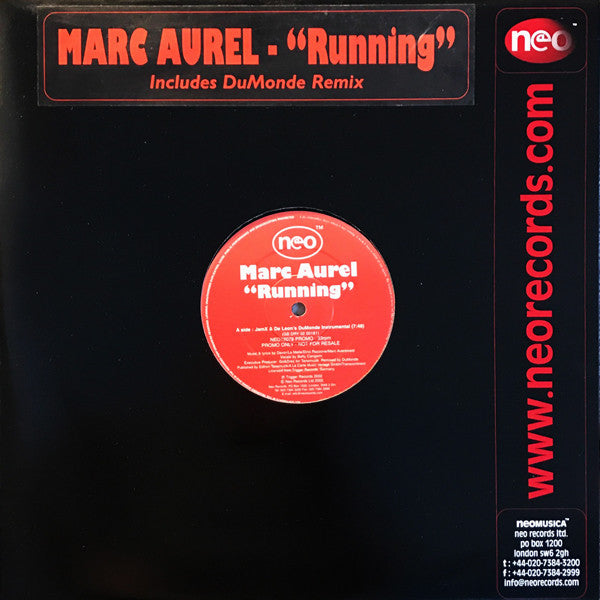 Marc Aurel : Running (12", Promo)