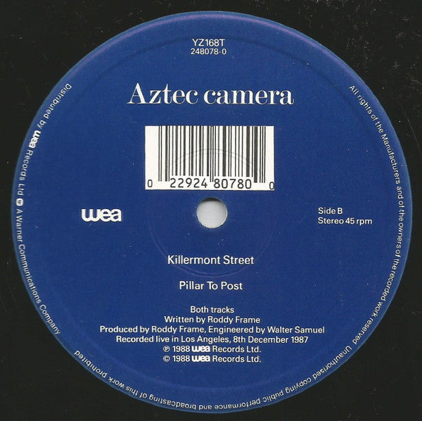 Aztec Camera : How Men Are (12", Single)