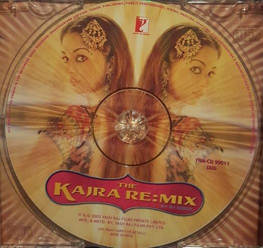 Various : The Kajra Re:Mix By DJ Aqeel - Top Ten YRF Remixes (CD, Comp)