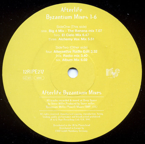 Afterlife : Byzantium (Mixes) (12")
