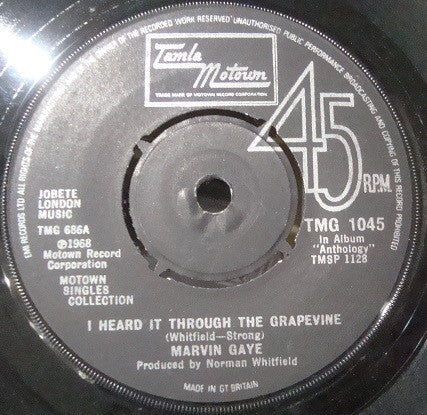 The Supremes & The Temptations / Marvin Gaye : I'm Gonna Make You Love Me / I Heard It Through The Grapevine (7", Single, Pus)