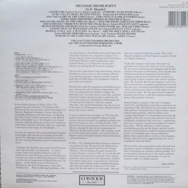 Scottish Chamber Orchestra : Handel: Messiah Highlights (LP, Album)
