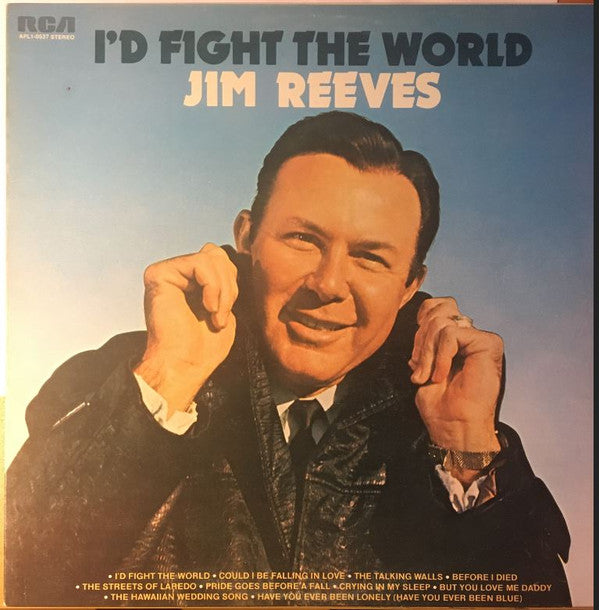 Jim Reeves : I'd Fight The World (LP, Album)