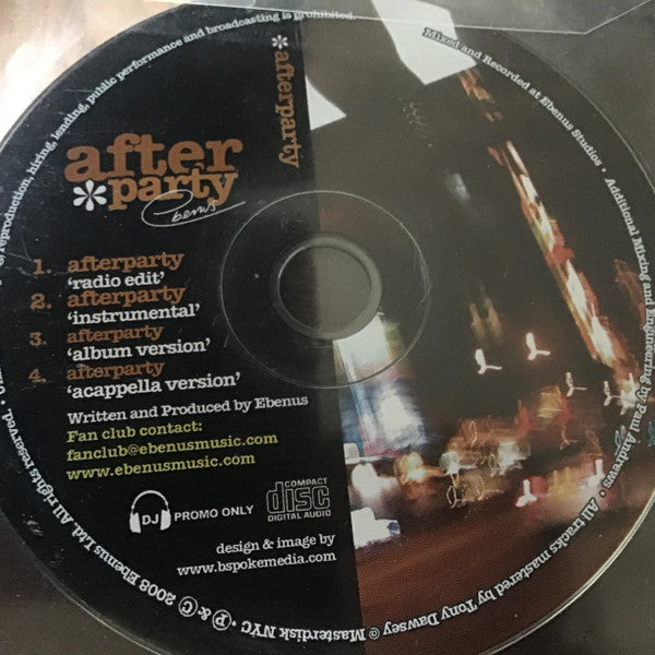 Ebenus : Afterparty  (CD, Single, Promo)