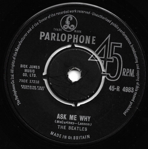 The Beatles : Please Please Me (7", Single, RP)