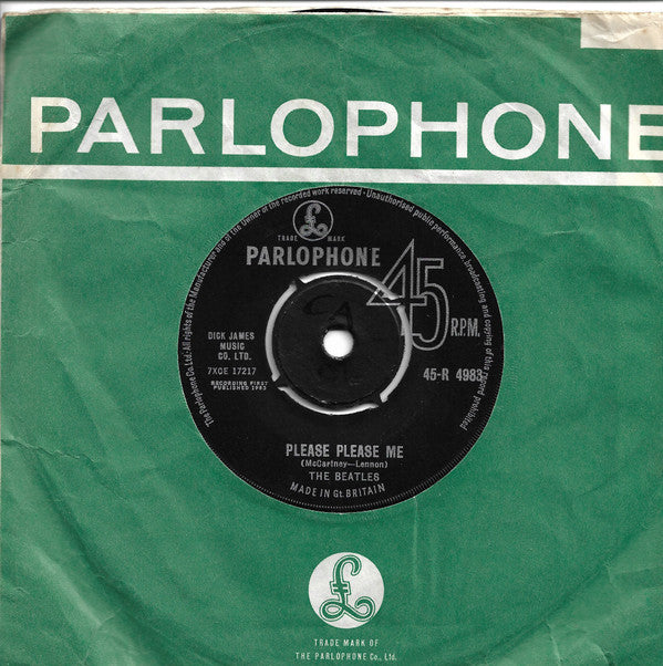The Beatles : Please Please Me (7", Single, RP)