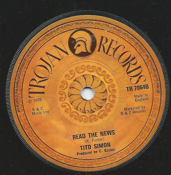 Tito Simon : Time Is Master Of Man (7")