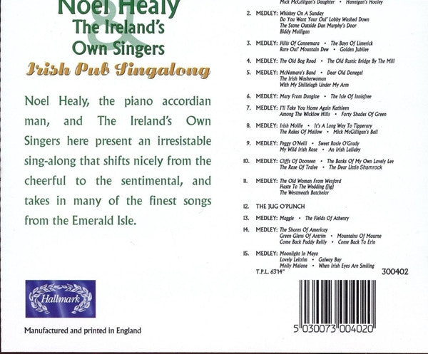 Noel Healy & The Ireland's Own Singers : Irish Pub Singalong (CD, Comp)