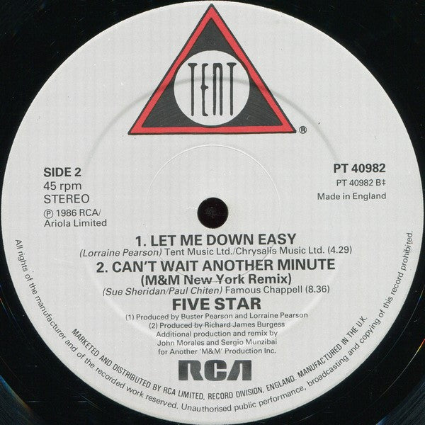 Five Star : If I Say Yes (12")