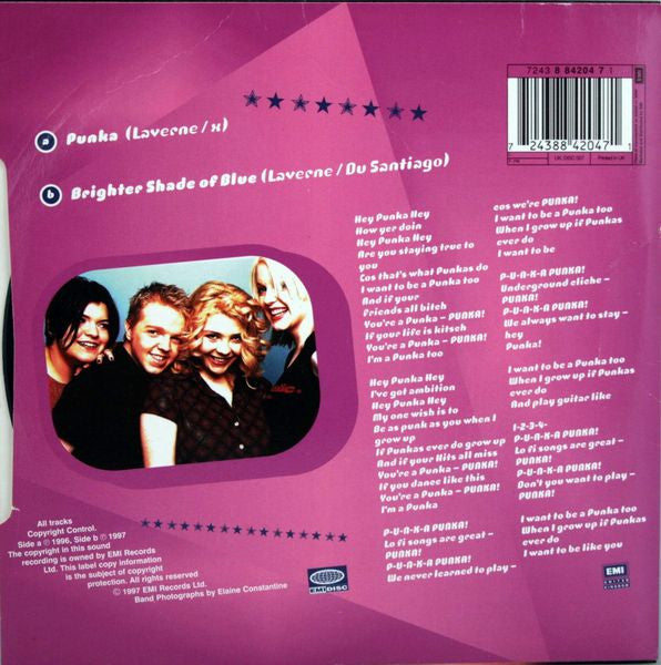 Kenickie : Punka (7", Single, Ltd, Pic, RE)