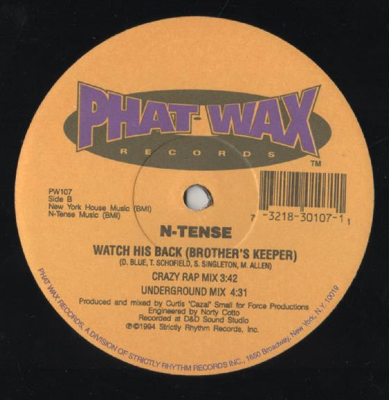 N-Tense : Watch His Back (Brother's Keeper) (12")