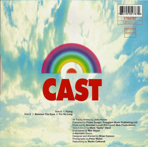 Cast : Flying (7", Single, Whi)