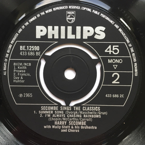 Harry Secombe : Secombe Sings The Classics (7", EP)