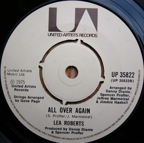 Lea Roberts : All Right Now / All Over Again (7", Single)