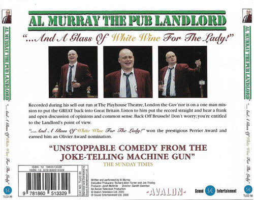Al Murray : ...And A Glass Of White Wine For The Lady! (CD)