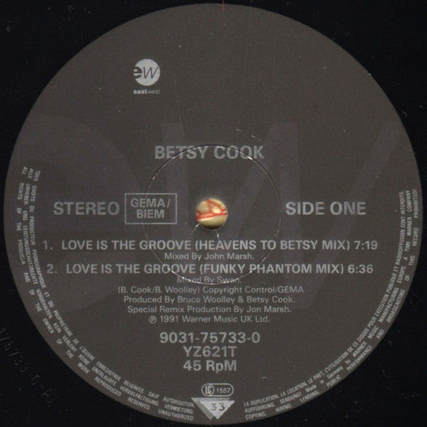 Betsy Cook : Love Is The Groove (12")