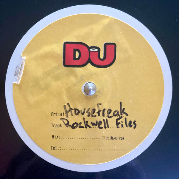 Unknown Artist : The Rockwell Files (12", S/Sided)