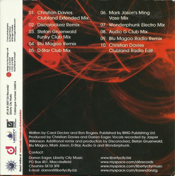 Karen Danzig : China In Your Hand (CD, Maxi, Car)