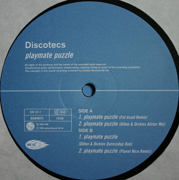 Discotec's : Playmate Puzzle (12")