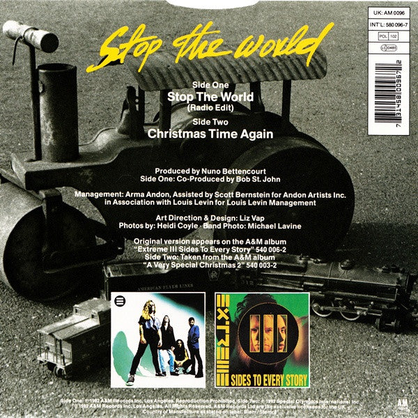 Extreme (2) : Stop The World (7", Single)
