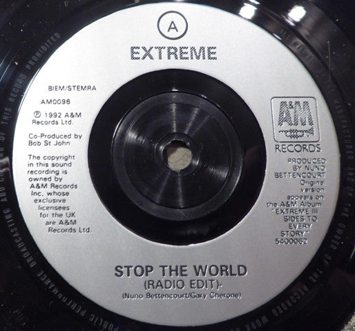 Extreme (2) : Stop The World (7", Single)