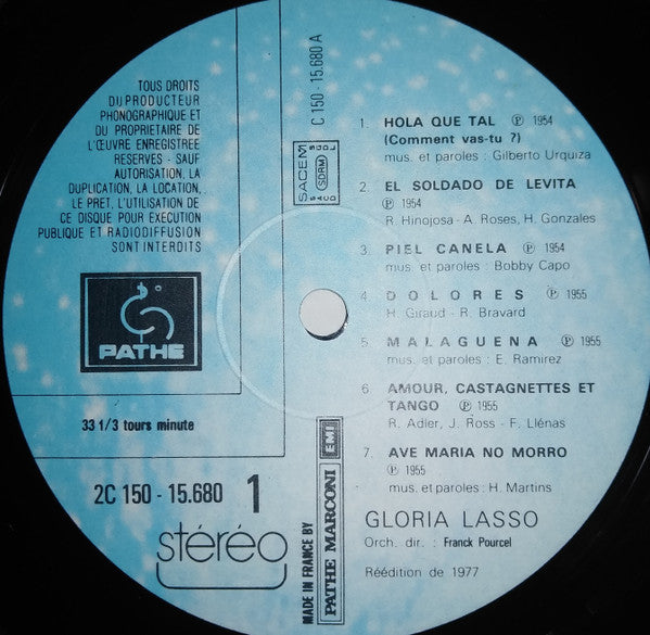 Gloria Lasso : L'étranger Au Paradis (2xLP, Comp, RE)