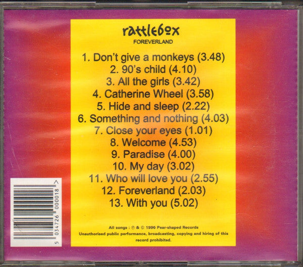 Rattlebox : Foreverland (CD, Album)