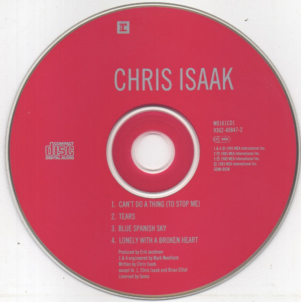 Chris Isaak : Can't Do A Thing (To Stop Me) (CD, Single, Ltd)