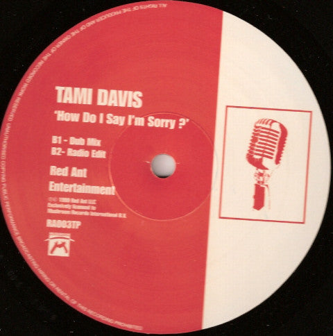 Tami Davis : How Do I Say I'm Sorry (12", Promo)