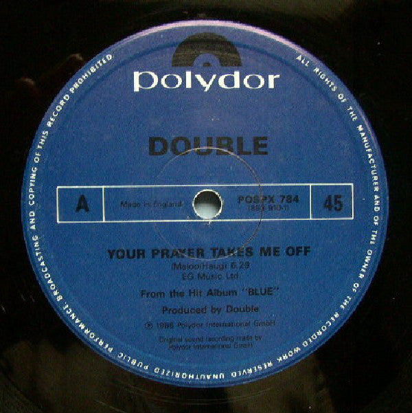 Double : Your Prayer Takes Me Off (12")