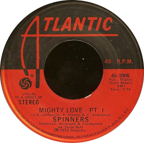Spinners : Mighty Love (7", Spe)