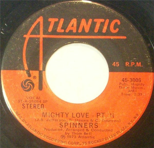 Spinners : Mighty Love (7", Spe)