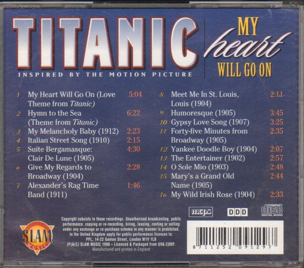 Unknown Artist : My Heart Will Go On (CD, Unofficial)
