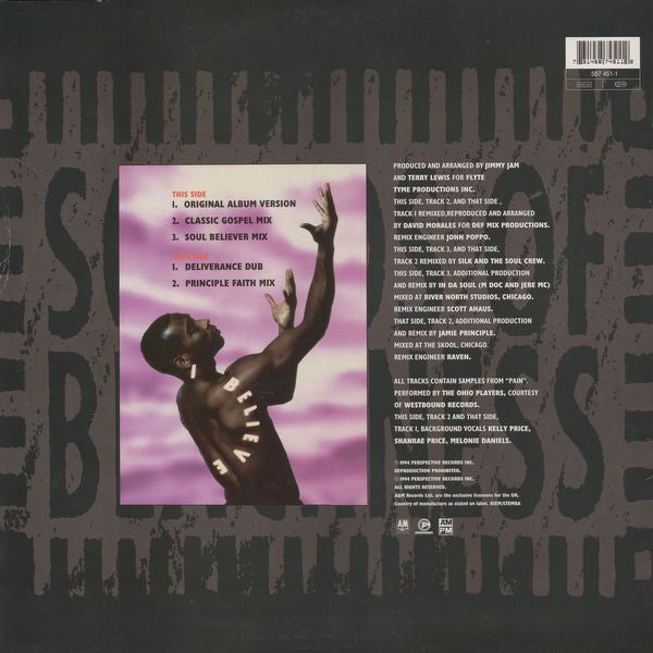 The Sounds Of Blackness* : I Believe (12", Single)