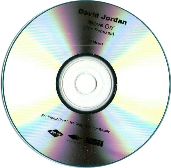 David Jordan (6) : Move On (CDr, Maxi, Promo)