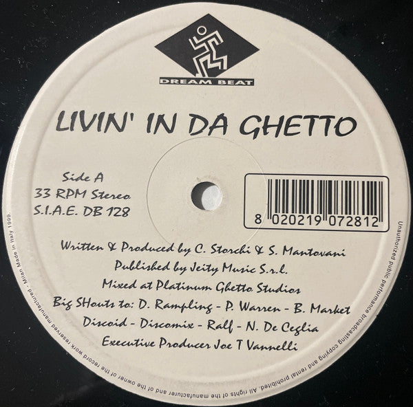 Livin' In Da Ghetto : Da Ghetto (12")