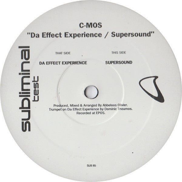 C-Mos : Da Effect Experience / Supersound (12", TP)