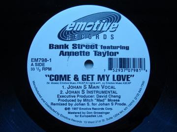 Bank Street Featuring Annette Taylor : Come & Get My Love (12")