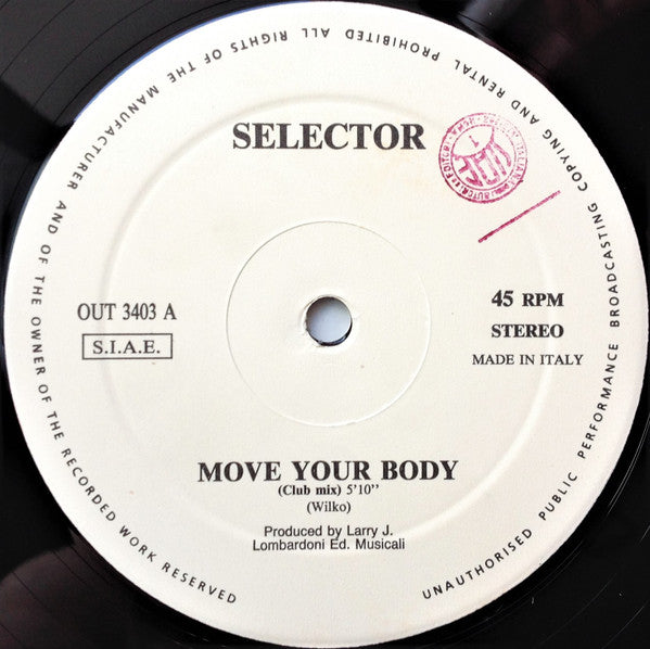 Selector : Move Your Body (12")