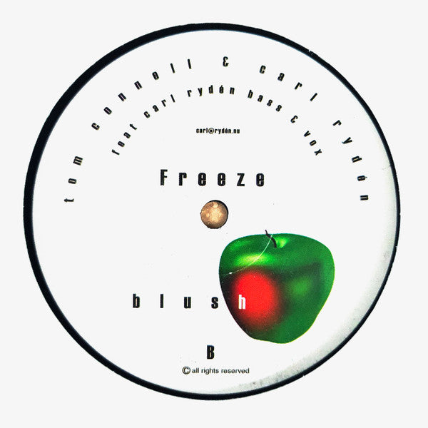 Tom Connell & Carl Ryden : Butterfly / Freeze (12")