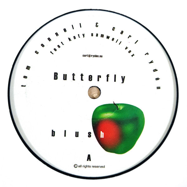 Tom Connell & Carl Ryden : Butterfly / Freeze (12")