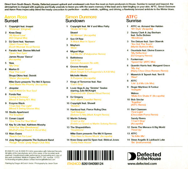 Various : Defected In The House - Miami 08 (3xCD, Mixed)