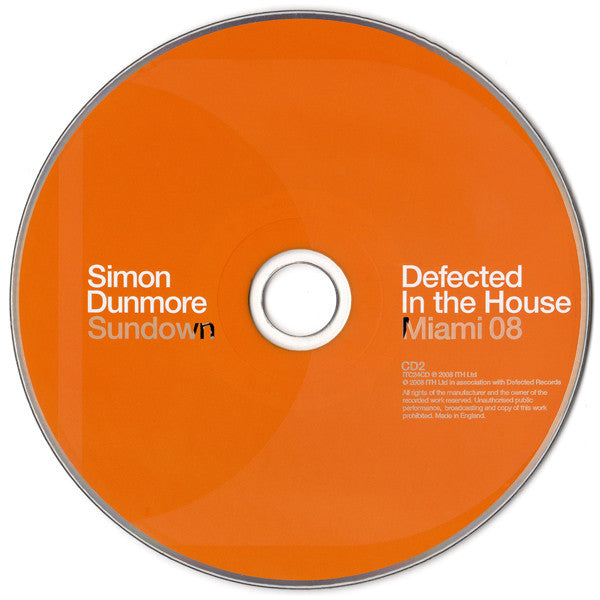 Various : Defected In The House - Miami 08 (3xCD, Mixed)