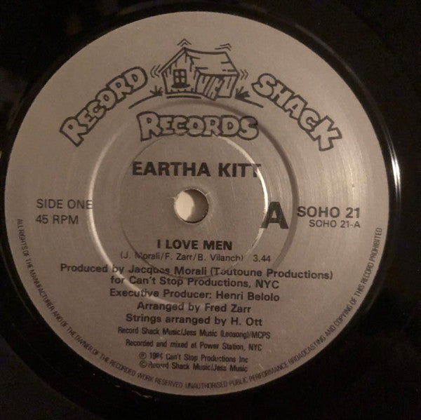 Eartha Kitt : I Love Men (7", Single)